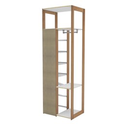 Kit Closet Cali 2 Gavetas e Sapateira com Espelho - 7 Kit Closet Cali 2 Gavetas e Sapateira com Espelho - 7