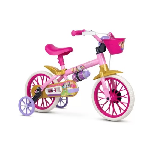 Bicicleta Infantil Princesas Disney Aro 12 Nathor