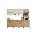 Ver imagem 2 de Cozinha Completa 12 Portas 1 Gaveta Mb 9002 Torino