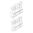 Ver imagem 3 de Cozinha Completa 12 Portas 1 Gaveta Mb 9002 Torino