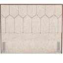 Ver imagem 4 de Cabeceira Cama Box Casal King 195 Cm P05 Londres Linho Bege Claro - Lyam Decor