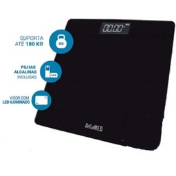 Balança Digital Smart Preta Banheiro Academia 180kg - 1