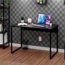 Ver imagem 1 de Escrivaninha Mesa Escritório Diretor Estilo Industrial 100cm