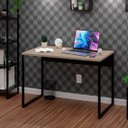 Ver imagem 1 de Escrivaninha Mesa Escritório Diretor Estilo Industrial 100cm