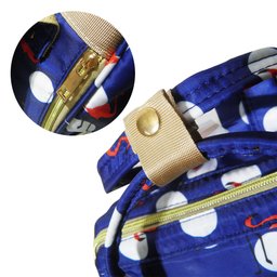 Mochila Maternidade Bebe Bolsa Flamingo Azul Multifuncional Impermeavel - 5