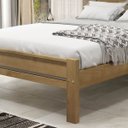 Ver imagem 5 de Cama de Casal 197cm X 146cm Imbuia Paris Madeira Pinus - Cavazotto