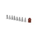 Ver imagem 2 de Conjunto Confeiteiro 8 Bicos 1,8 Cm + Saco Glacê Brinox
