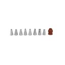 Ver imagem 3 de Conjunto Confeiteiro 8 Bicos 1,8 Cm + Saco Glacê Brinox