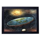 Ver imagem 1 de Quadro Poster Criacionismo Terra Plana Domo P8313