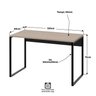Escrivaninha Mesa Escritório Escrivaninha Diretor Estilo Industrial 120cm - 4
