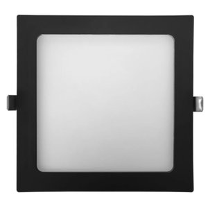 Luminaria Painel Led Quadrado Embutir 18w 6500k Preto Qluz