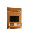 Ver imagem 2 de Estante Frizz New Premium para Tv de até 65 Polegadas - Cinamomo /off White - Madetec