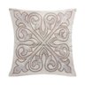 Capa de Almofada Grécia Jacquard 45x45cm Estampa Frente e Verso com Zíper Cor Caqui - 4