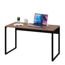 Ver imagem 2 de Escrivaninha Mesa Escritório Diretor Estilo 135cm Industrial Nogal Marrom