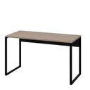 Ver imagem 3 de Escrivaninha Mesa Escritório Diretor Estilo 135cm Industrial Carvalho Bege