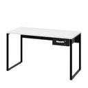 Ver imagem 4 de Escrivaninha Mesa Escritório Diretor 135cm Industrial Branco
