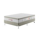 Ver imagem 1 de Cama Box Casal Bio Felicitá Spubio Incofal Bege 138x188x57cm