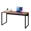 Ver imagem 2 de Escrivaninha Mesa Escritório Escrivaninha 150cm Industrial Nogal Marrom