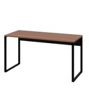 Ver imagem 3 de Escrivaninha Mesa Escritório Escrivaninha 150cm Industrial Nogal Marrom