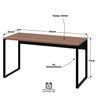 Mesa Para Escritório Escrivaninha Industrial 150cm - 4