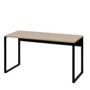 Ver imagem 3 de Escrivaninha Mesa Escritório Escrivaninha 150cm Industrial Carvalho Bege
