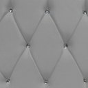 Ver imagem 3 de Conjunto Cabeceira Solteiro e Recamier Baú 90cm Calçadeira Banco Quarto Estofado:suede Cinza Claro