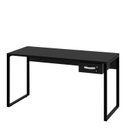Ver imagem 3 de Escrivaninha Mesa Escritório Diretor com Gaveta 150cm Industrial Preto