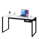 Ver imagem 3 de Escrivaninha Mesa de Escritório Industrial 150cm Branca