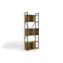 Ver imagem 4 de Kit 3 Estantes para Livros Industrial 7 Prateleiras 200cmx216cm Office