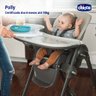 Cadeira de Alimentação Chicco Alta 6m -18kg Polly Preta - 6079756950610 6079756950610 - 4