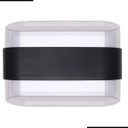 Ver imagem 3 de Arandela Aura 12W 3000k Preto Autovolt IP65 À Prova D'Água em Policarbonato Iluminação Externa Moder