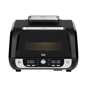 Fritadeira Elétrica Air Fryer Barbecue Painel Digital 12 em 1 Luz Indicadora Antiaderente 220v WAP