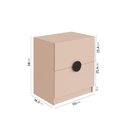 Ver imagem 3 de Mesa de Cabeceira Planejada 2 Gavetas Joy CabeCasa MadeiraOriginals Rosa