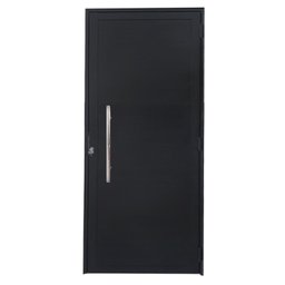 Porta Lambril de Alumínio Direita 210 x 80cm com Puxador Linha Veneza Esquadrias Bergamo - 1