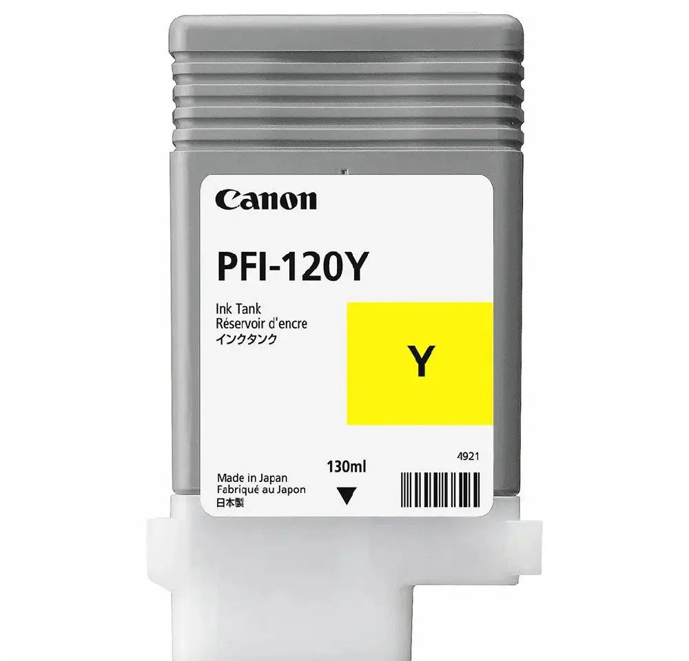 Cartucho de Tinta Canon Plotter Pfi120y Amarelo