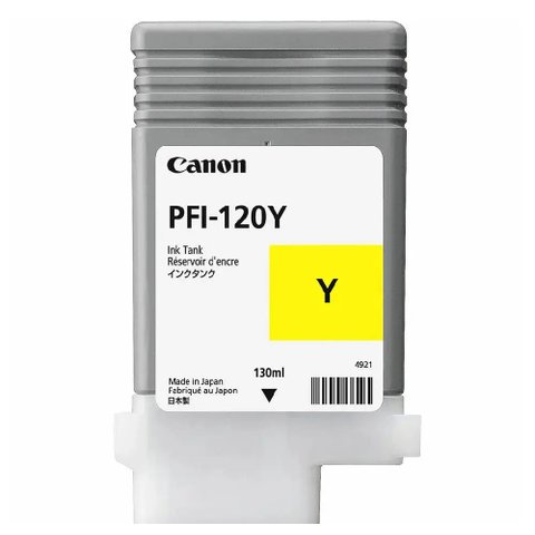 Cartucho de Tinta Canon Plotter Pfi120y Amarelo