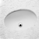 Ver imagem 2 de Cuba Branco Embutir Oval Pequena 39,0x30,0 Cm - Celite