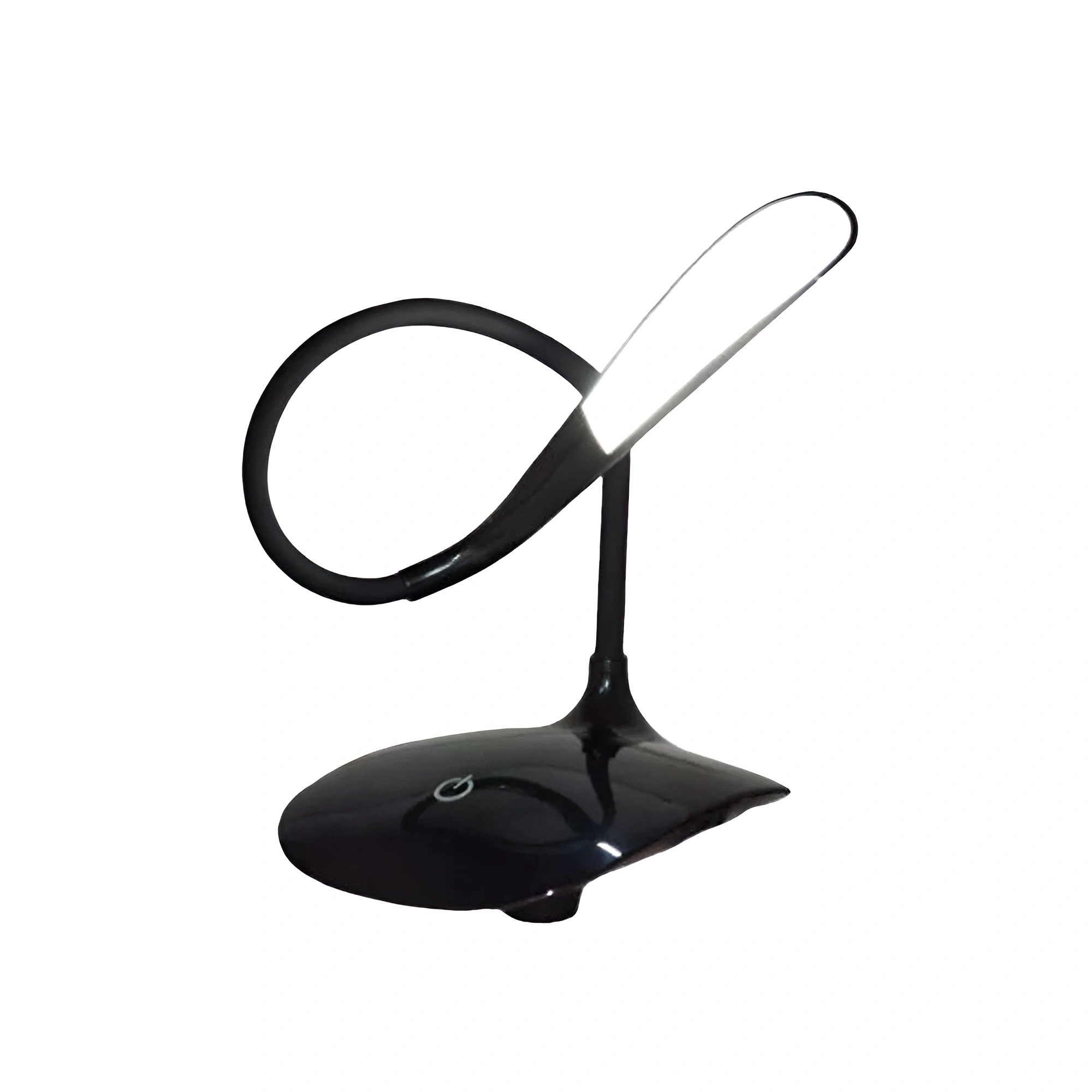 LUMINÁRIA DE MESA PRETA ARTICULÁVEL LED COM BASE RETA Essencial Iluminação - 2