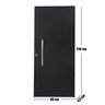 Porta Lambril de Alumínio 210 x 80cm com Puxador Linha Veneza Lado Esquerdo - 5