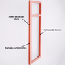 Estrutura para Prateleira 2 Niveis Industrial 43x18 Metal Rose Gold - 4
