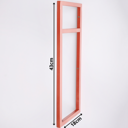 Estrutura para Prateleira 2 Niveis Industrial 43x18 Metal Rose Gold - 5