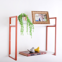 Estrutura para Prateleira 2 Niveis Industrial 43x18 Metal Rose Gold - 2