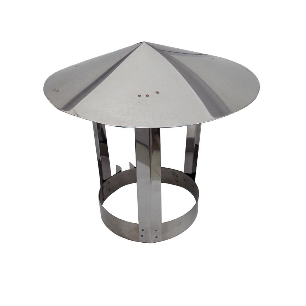 Chapéu Chaminé Inox Fixo 150mm - Volpato - 2