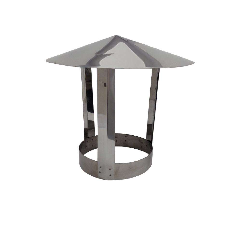 Chapéu Chaminé Inox Fixo 150mm - Volpato - 1
