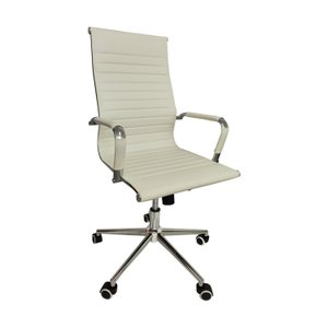 Cadeira Escritório Presidente Office Esteirinha Corino Alta