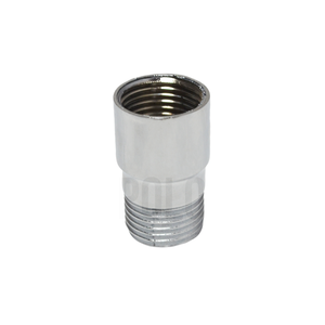Extensor 1/2 Cromado Prolongador Curto Torneira Chuveiro