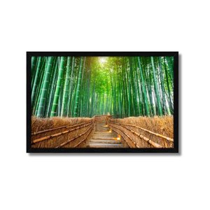 Quadro Decorativo Árvore Bambu: Mod. 0361 Collor-ink Mod.0361 50 X 75cm Preto