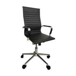Cadeira Escritório Presidente Office Esteirinha Corino Alta - 1