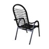 Cadeira para Varanda Fio Único Adulto Luxo - Preta - 3