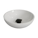 Ver imagem 1 de Cuba Pia Banheiro Venus e Valvula Inox Click Black Branco